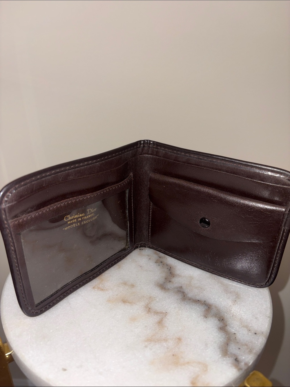 Christian Dior vintage brown wallet Trotter Oblique print - Picture 3 of 10